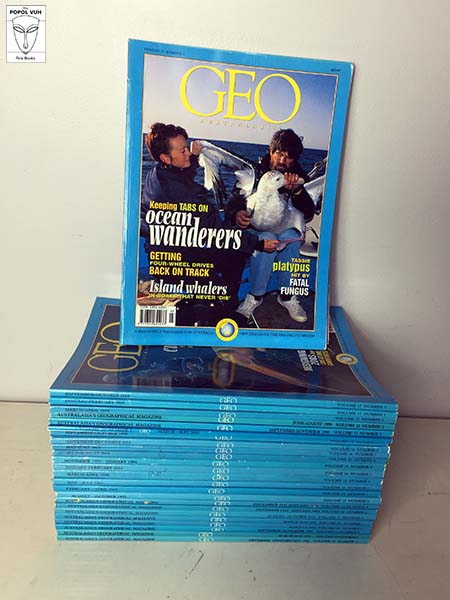 Collection Of 1990s Geo Australia Magazines